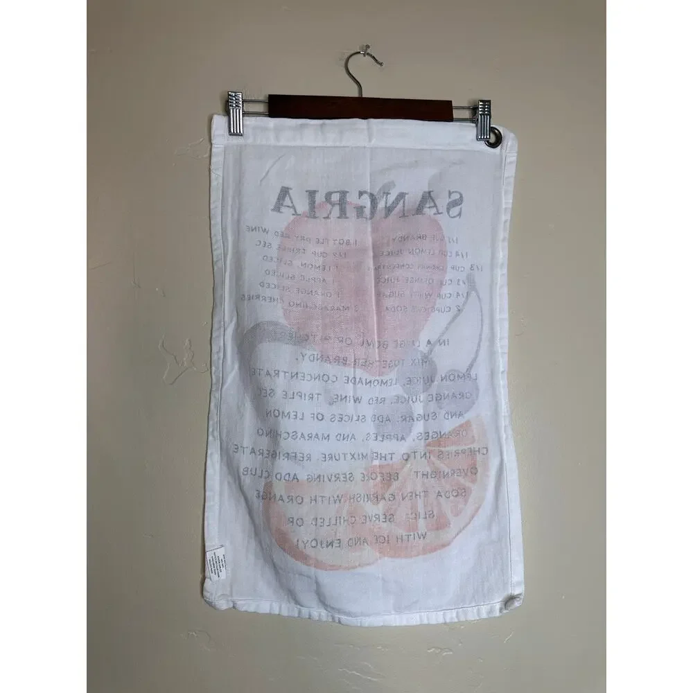 NEW Mud Pie Sangria MP Drink Recipe Towel.
